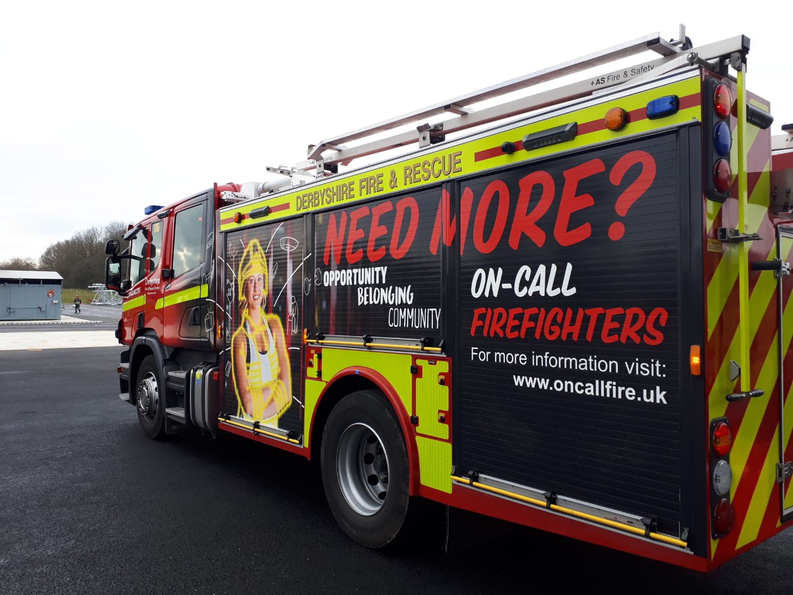 Fleet ID supply fire engine livery for “Need More” Campaign Fleet ID