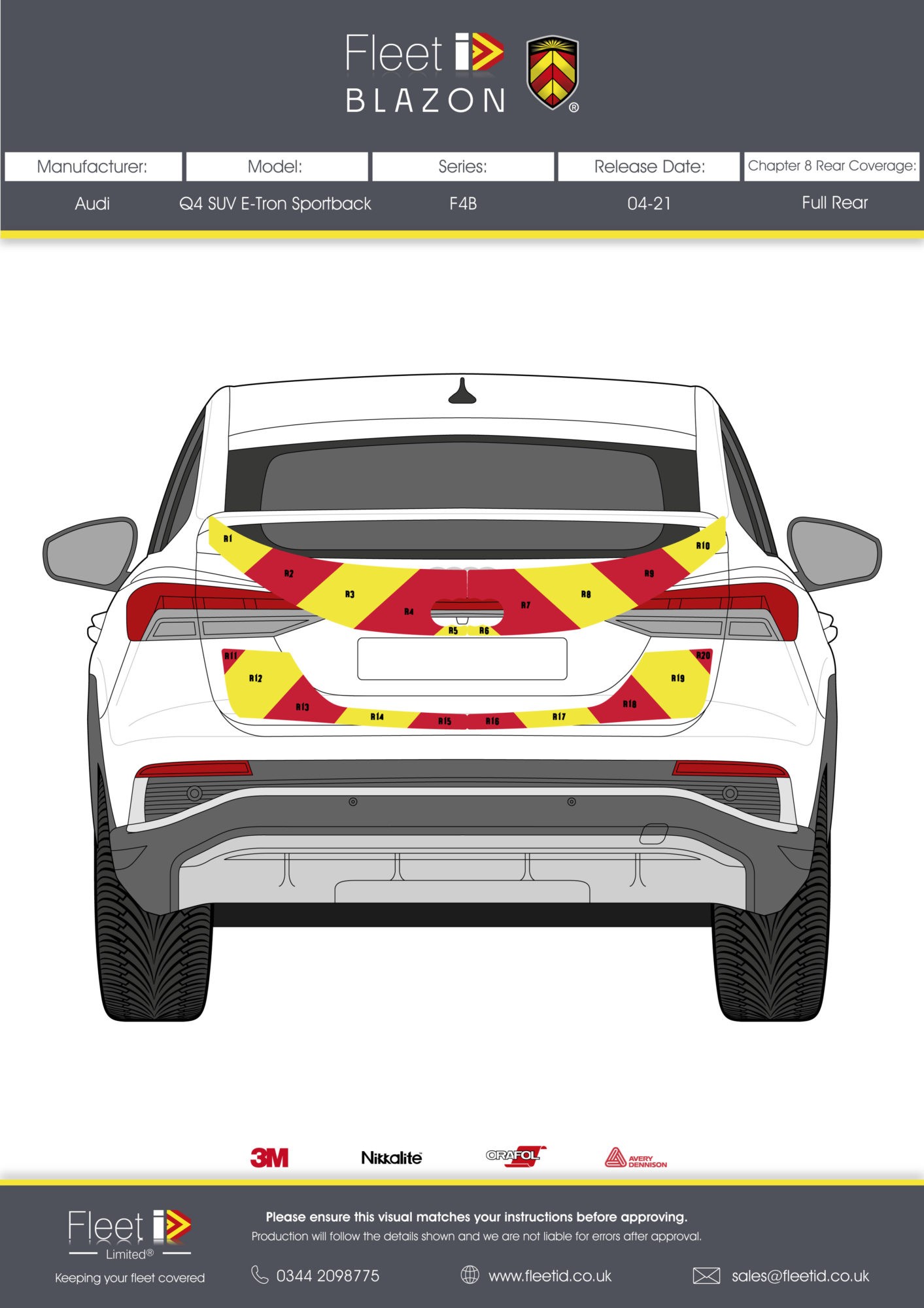 audi q4 chevron kits
